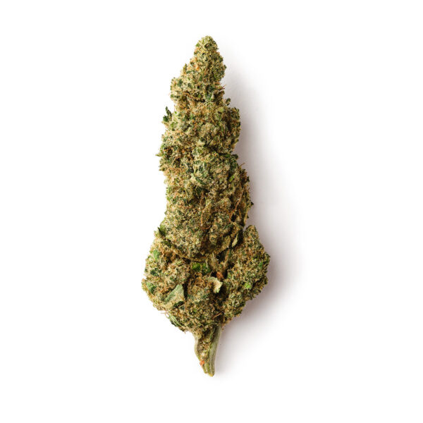 A colorful bottle of Lemon Kush Burst vape juice featuring a bright yellow label adorned with lemon graphics and cannabis leaves. The bottle is surrounded by fresh lemons and green foliage, emphasizing its zesty and refreshing flavor profile. Ideal for citrus enthusiasts, this product promises a delightful vaping experience.